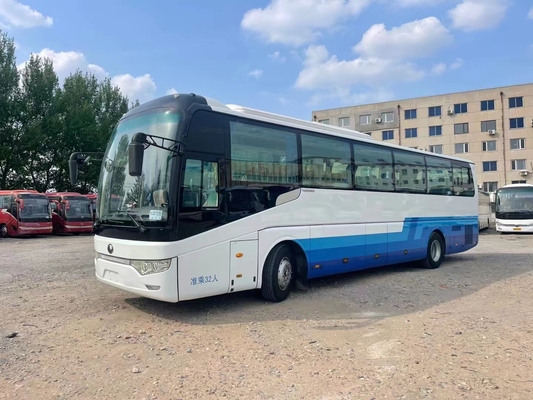 Bus medio utilizzato ZK6122 di Yutong della mano del portabagagli LHD/RHD secondo della porta del motore 336hp di Weichai dei sedili del bus 32 di viaggio