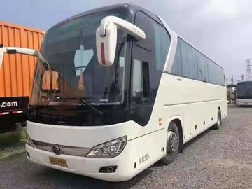 Yutong 6122 serie 55 mette il bus a sedere LHD diesel della vettura della seconda mano sedili di lusso di colore bianco di 2017 anni con la porta automatica
