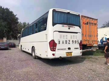 Yutong 6122 serie 55 mette il bus a sedere LHD diesel della vettura della seconda mano sedili di lusso di colore bianco di 2017 anni con la porta automatica