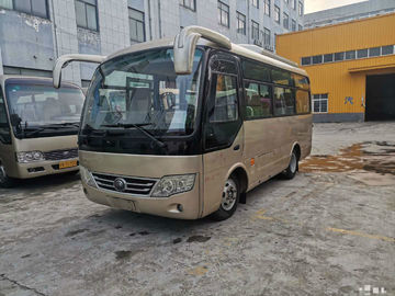 Bus Yutong della mano di anno 2015 19 Seater di ZK6609D2 100km/H 95kw secondo